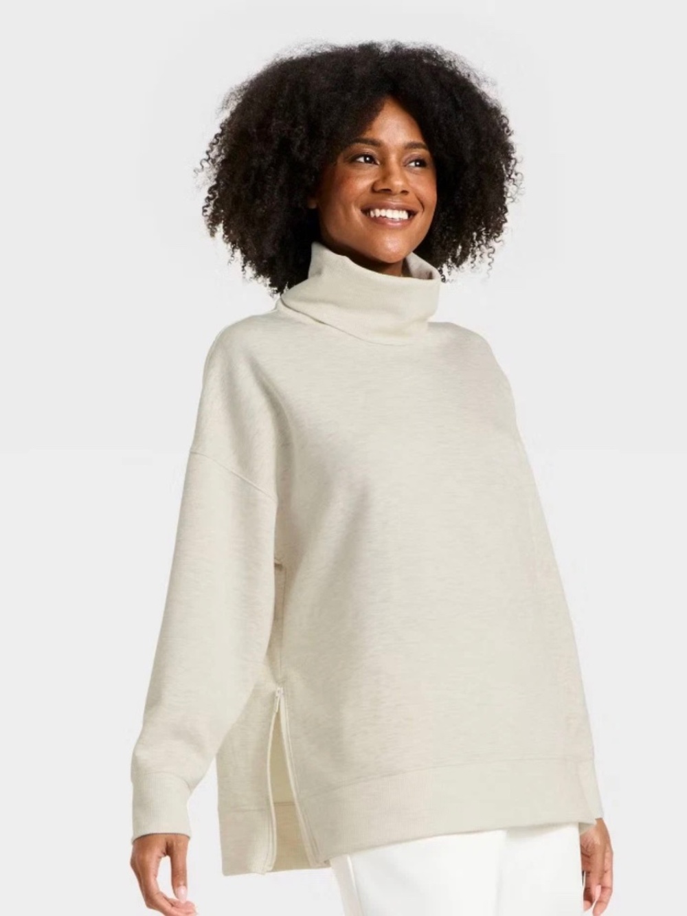 All In Motion Sleek Funnel Neck Sweatshirt. Sz XL.